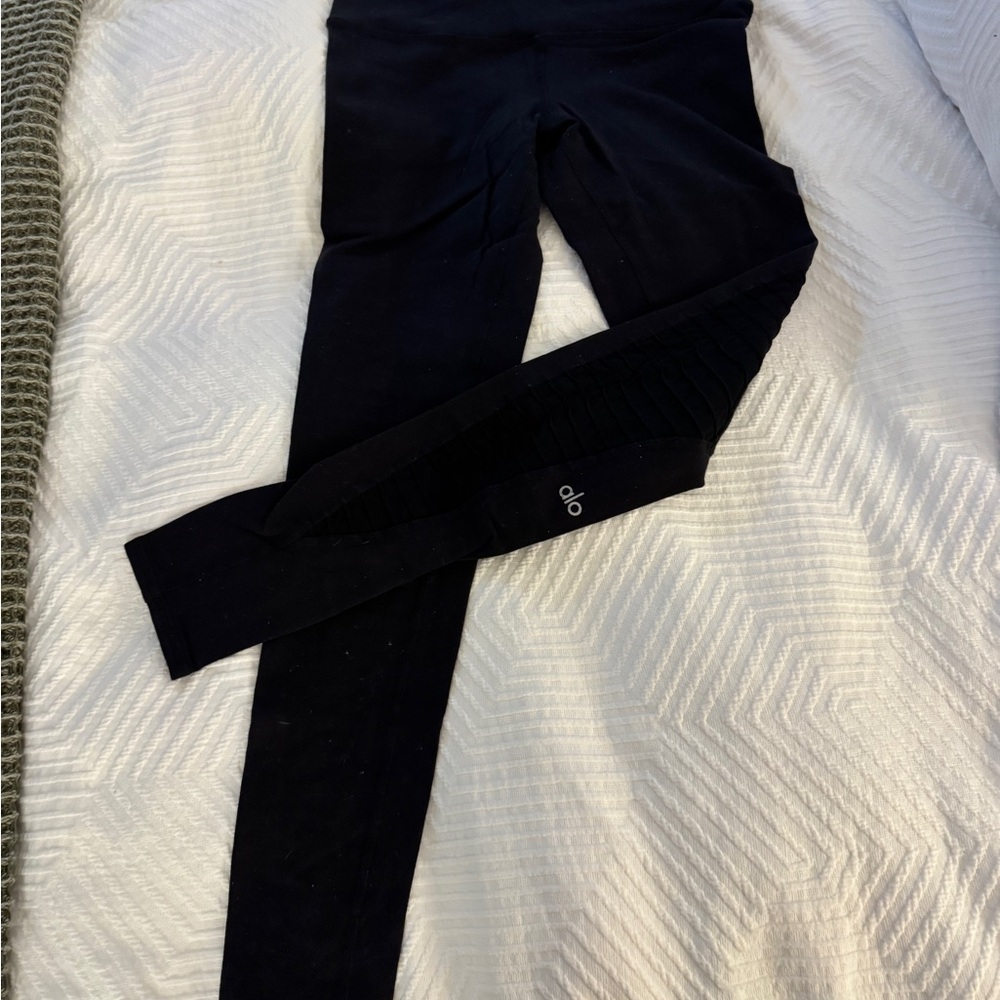 ALO Yoga Black Moto Leggings
